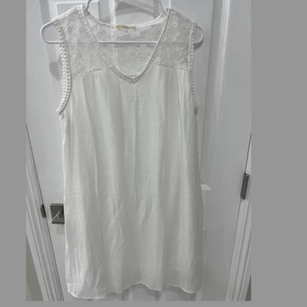 Indigo Rose White Beach Dress Size Small